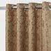 Cortina para Varão Jacquard 4,00m x 2,70m Avelã ideal para Varão Simples de 3 Metros