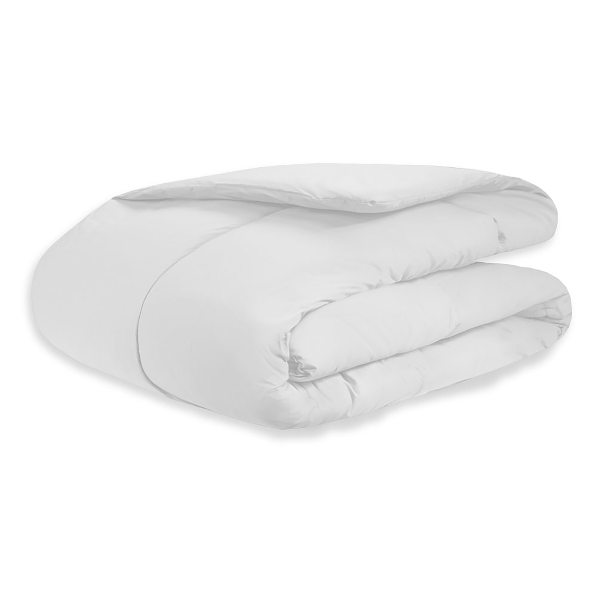 Edredom Branco Queen Size Dupla Face Toque Macio 100% Algodão Percal 200 Fios
