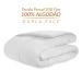 Edredom Branco Queen Size Dupla Face Toque Macio 100% Algodão Percal 200 Fios