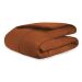 Edredom Queen Terracota Dupla Face Toque Macio 100% Algodão Percal 200 Fios