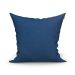 Jogo Capa de Almofada Grande Decorativa Florence Estampada e Azul 60cm x 60cm 3 Unidades com zíper