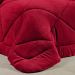 Jogo Edredom Queen Size Vermelho Soft Microfibra + Jogo de Cama 400 Fios Micro Percal - 5 Peças