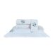 Jogo de Cama Bordado Queen Size Palha / Verde Micro Percal Peletizado 200 Fios 4 Peças