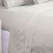 Jogo de Cama Ponto Palito Cinza Queen Size 3 Peças Liso 160 Fios
