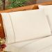 Jogo de Cama Ponto Palito Queen Size Palha 4 Peças 2,60m x 2,40m