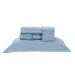 Jogo de Cama Queen Size Cinza 400 Fios Egípcio 100% Algodão 4 Peças