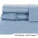 Jogo de Cama Queen Size Cinza 400 Fios Egípcio 100% Algodão 4 Peças