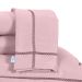 Jogo de Cama Queen Size Rosa 400 Fios Micro Percal 4 Peças 2,60m x 2,40m