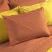 Jogo de Cama Solteiro Terracota 3 peças Micropercal 200 fios