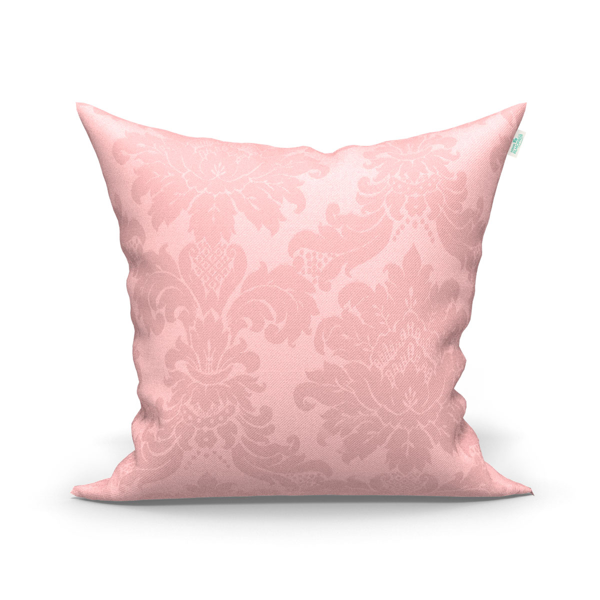 Jogo de Capa de Almofada Grande Decorativa Rosê Floral 60cm x 60cm 3 Unidades com zíper
