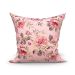 Jogo de Capa de Almofada Grande Decorativa Rosê Floral 60cm x 60cm 3 Unidades com zíper