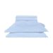 Jogo de Lençol Queen Size Branco 400 Fios Egípcio 100% Algodão 4 Peças 2,60m x 2,40m