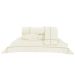 Jogo de Lençol Queen Size Palha 400 Fios Micro Percal 4 Peças 2,60m x 2,40m