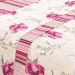 Jogo de Lençol Queen Size Requinte Percal 180 Fios Rosê Floral 4 Peças 2,50m x 2,40m