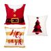 Kit Almofada Natal Estampada Decorativa 3 Unidades 40cm x 40cm Tecido Suede com Refil de Silicone