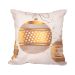 Kit Almofada Natal Estampada Decorativa 40cm x 40cm Tecido Suede com refil de Silicone