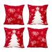 Kit Almofada para Natal Estampada Tecido Suede 40cm x 40cm com Refil