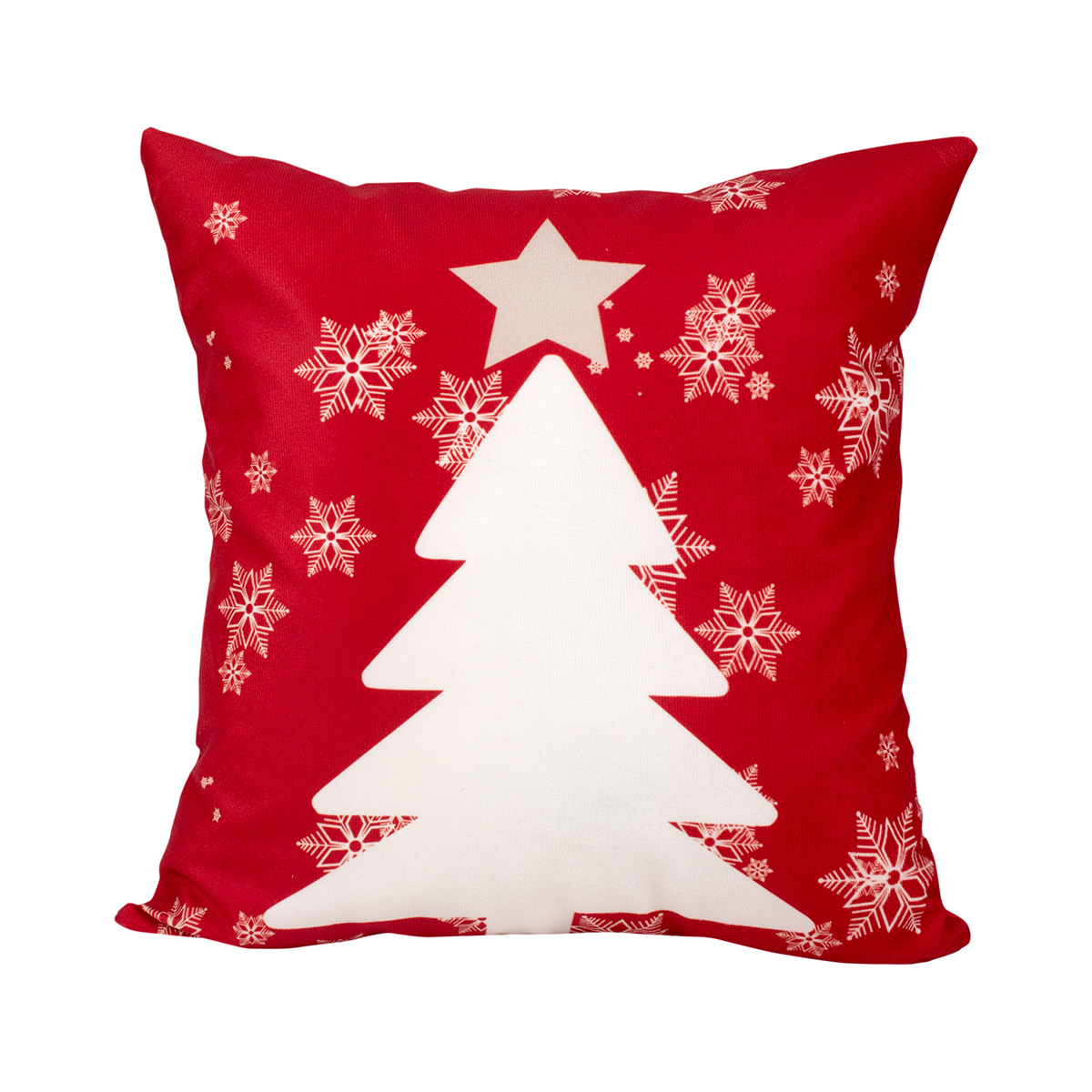 Kit Almofada para Natal Estampada Tecido Suede 40cm x 40cm com Refil