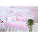 Kit Berço Menina Rosa Balé Americano 100% Algodão 10 Peças