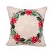 Kit Capa Almofada Decorativa Natal Estampada Tecido Suede 40cm x 40cm com zíper