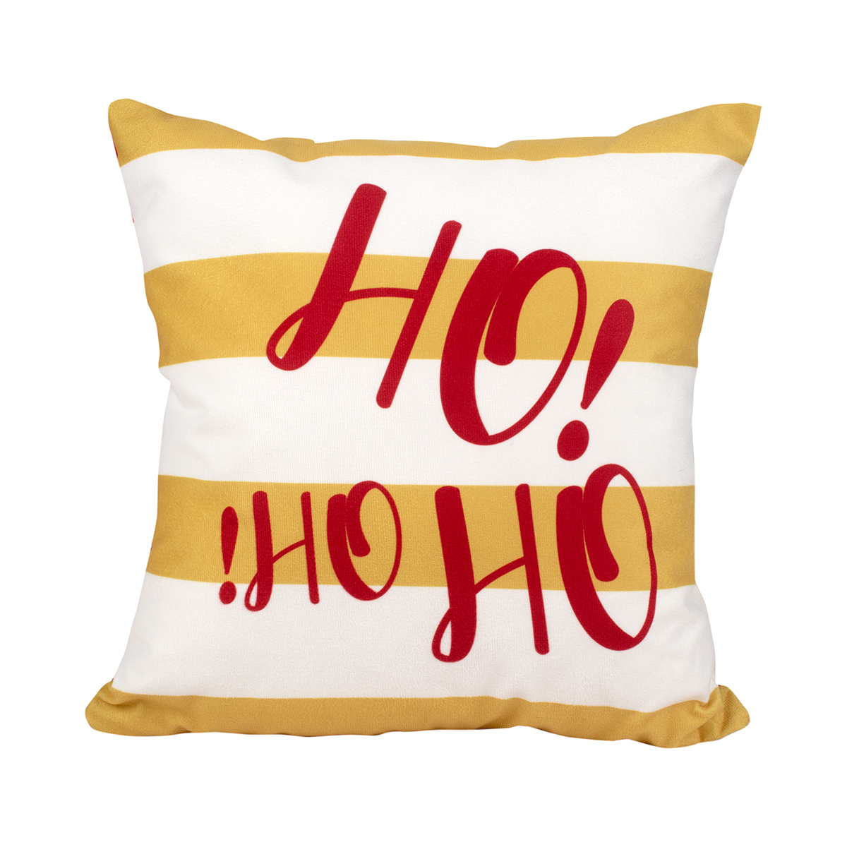 Kit Capa Natal Decorativa Estampada Tecido Suede Premium 40cm x 40cm com zíper