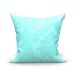 Kit Capa de Almofada Grande Decorativa Azul Lisa Medalhão 60cm x 60cm 3 Unidades com zíper para Área Externa /Sala