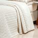 Kit Cobre Leito 200 Fios 100% Algodão Queen Size Palha + Jogo de Cama - 7 Peças 2,60m x 2,40m