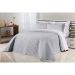 Kit Cobre Leito Clássico Queen Prata 200 Fios 100% Algodão 3 Peças 2,60m x 2,40m
