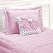 Kit Cobre Leito Infantil Menina Rosa Solteiro 5 Peças com Almofada Decorativa