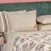 Kit Cobre Leito King Floral Estampada 3 Peças com 2 Porta Travesseiros