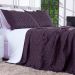 Kit Cobre Leito King Size 3 Peças Azul Marinho Matelado Trabalhado com Porta Travesseiros