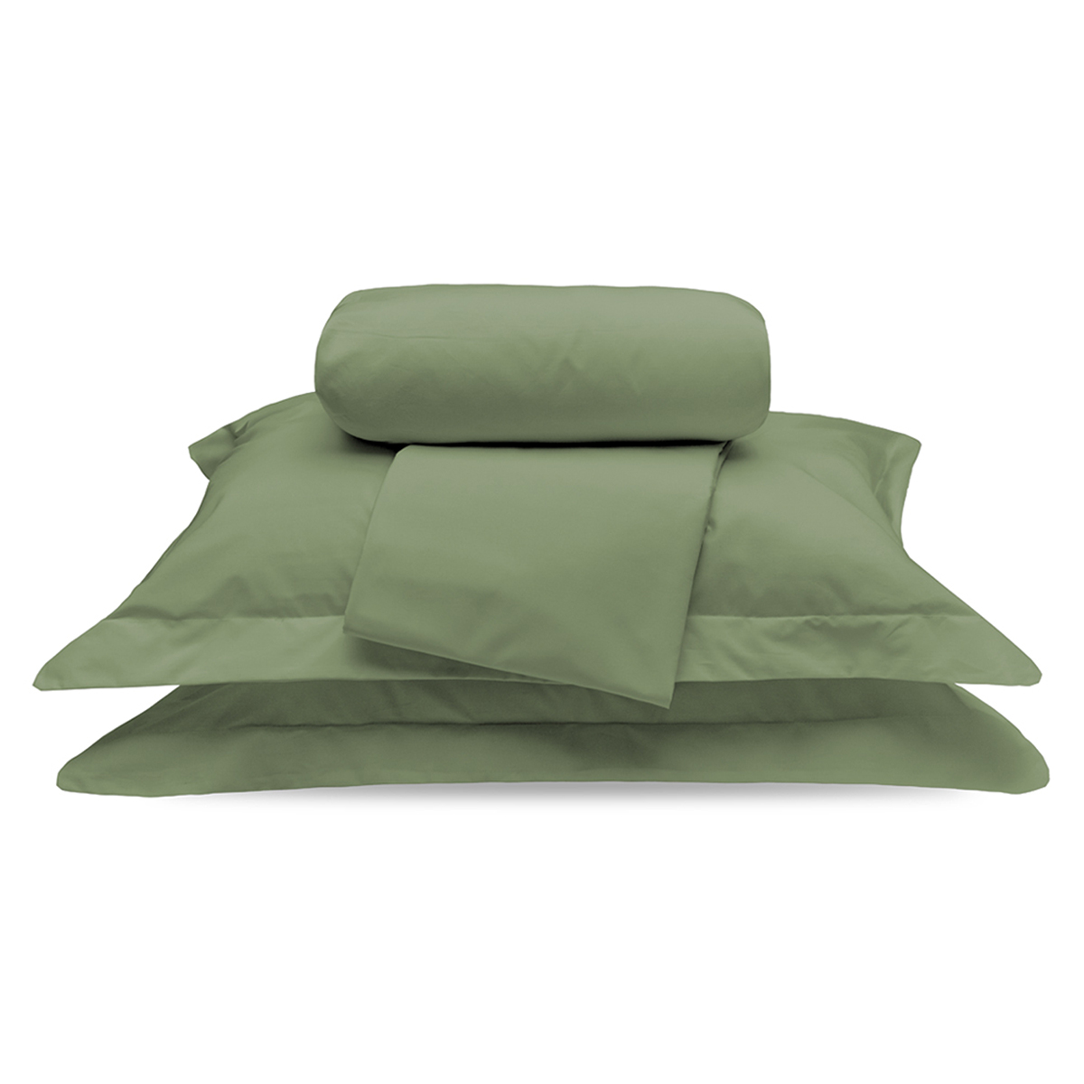 Kit Cobre Leito Queen 100% Algodão Verde 200 Fios + Jogo de Cama 100% Algodão - 7 Peças