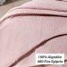 Kit Cobre Leito Queen 400 Fios Egípcio 100% Algodão Rosa + Jogo de Cama - 7 Peças