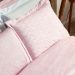 Kit Cobre Leito Solteiro Estampado Rosa Arabesco 2 Peças 100% Algodão 200 Fios