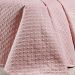 Kit Cobre Leito Tamanho Solteiro Rosa 400 Fios Egípcio 100% Algodão + Jogo de Cama - 5 Peças