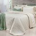 Kit Cobre Leito Venetto Queen Size Palha 400 Fios Egípcio 100% Algodão + Jogo de Cama - 7 Peças