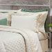 Kit Cobre Leito Venetto Queen Size Palha 400 Fios Egípcio 100% Algodão + Jogo de Cama - 7 Peças
