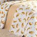 Kit Colcha Queen Size Estampado Animal 3 Peças 100% Algodão 200 Fios