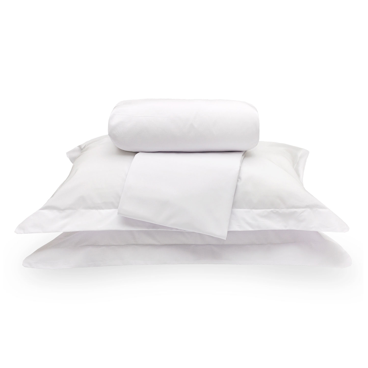 Kit Colcha Solteiro 100% Algodão Branco + Jogo de Lençol Solteiro 200 Fios - 5 Peças