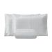 Kit Colcha Solteiro 100% Algodão Branco + Jogo de Lençol Solteiro 200 Fios - 5 Peças