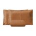 Kit Colcha Solteiro Terracota 100% Algodão 200 Fios Matelado 2 Peças