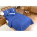 Kit Edredom Azul Queen Dupla Face 6 Peças com Almofada Decorativa