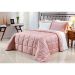 Kit Edredom Queen Dupla Face Rosa 400 Fios Egípcio 100% Algodão 3 Peças