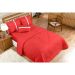 Kit Edredom Queen Vermelho Dupla Face 6 Peças com Almofada Decorativa