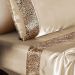 Kit Jogo de Cama de Cetim Charmousse King Prata 4 Peças