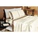 Kit Jogo de Cama de Cetim Charmousse Queen Palha 4 Peças