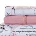 Kit de Cama Diplomata Casal Passarinho 200 Fios 100% Algodão 4 Peças