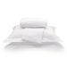 Kit de Lençol 100% Algodão Branco King Size 3 Peças 200 Fios Liso