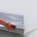 Lençol Branco King Avulso de Malha com Elástico 2,03m x 1,93m x 40cm