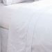 Lençol Ponto Palito Branco Queen Size 3 Peças Liso 160 Fios